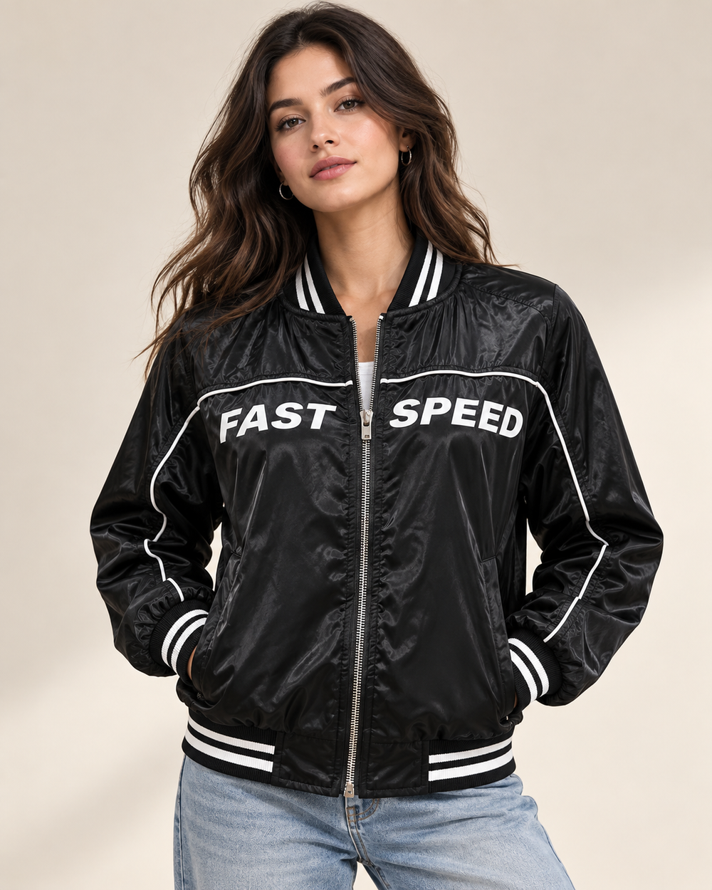 Fast Speed Bomber Jacket lifestyle image