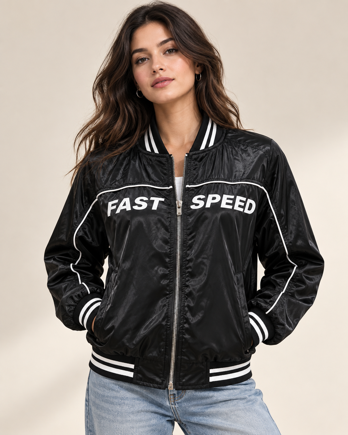 Fast Speed Bomber Jacket lifestyle image