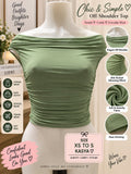 Simple off shoulder top